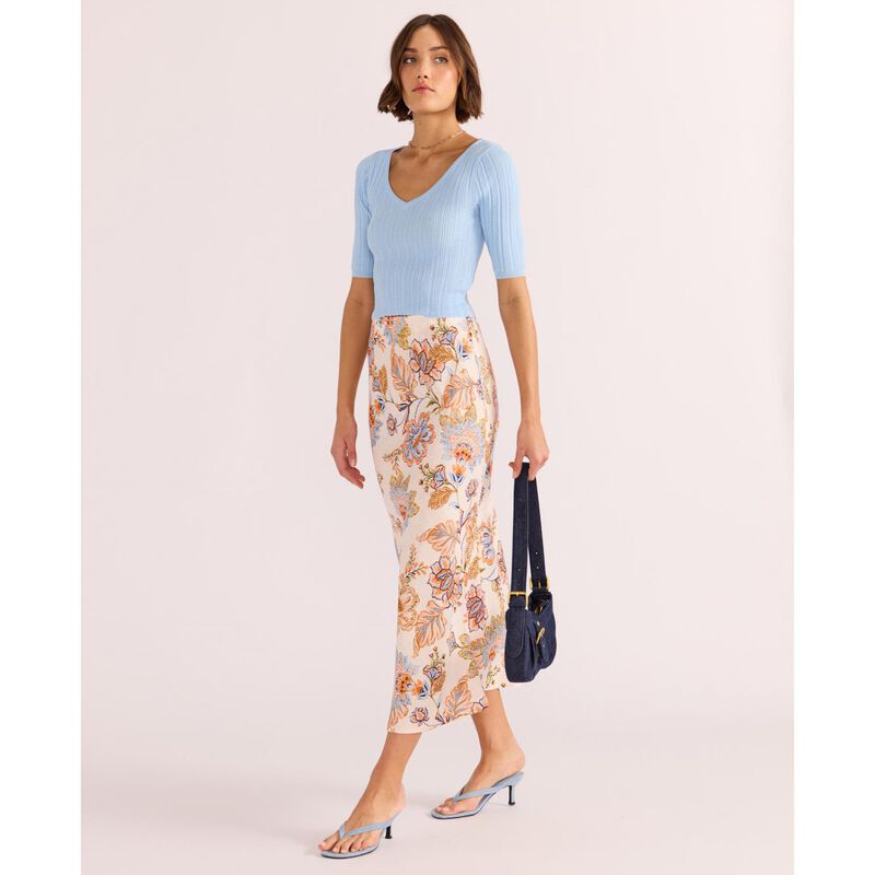 MINKPINK Marceline Bias Midi Skirt image number 1